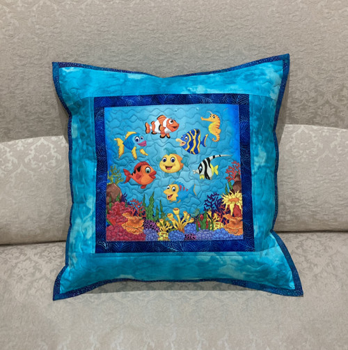 Povlak na polštář rybičky 