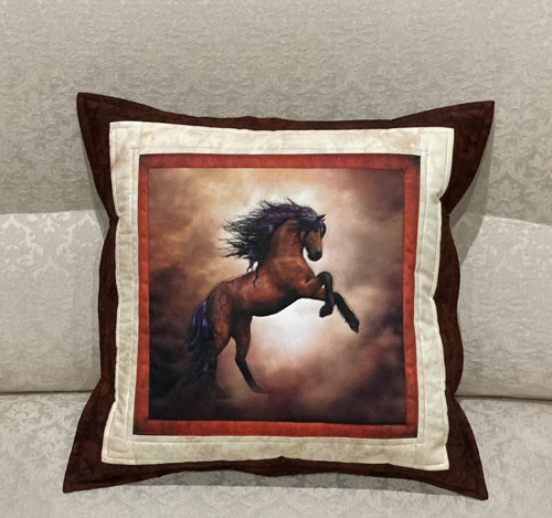 Povlak na polštář kůň