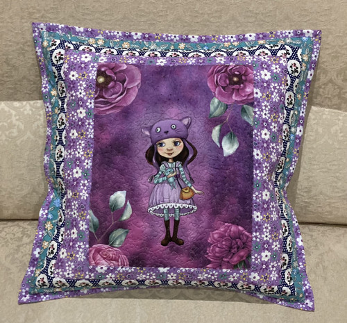 Povlak na polštář holčička