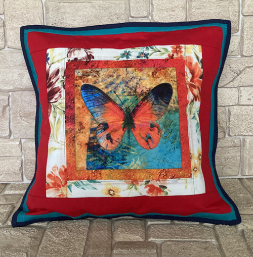 Povlak na polštář motýl