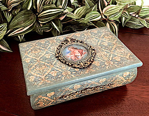 Šperkovnice tyrkysová