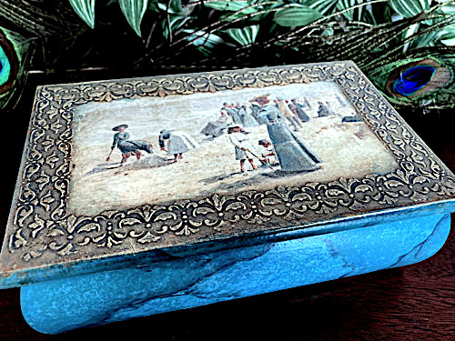 Šperkovnice tyrkysová