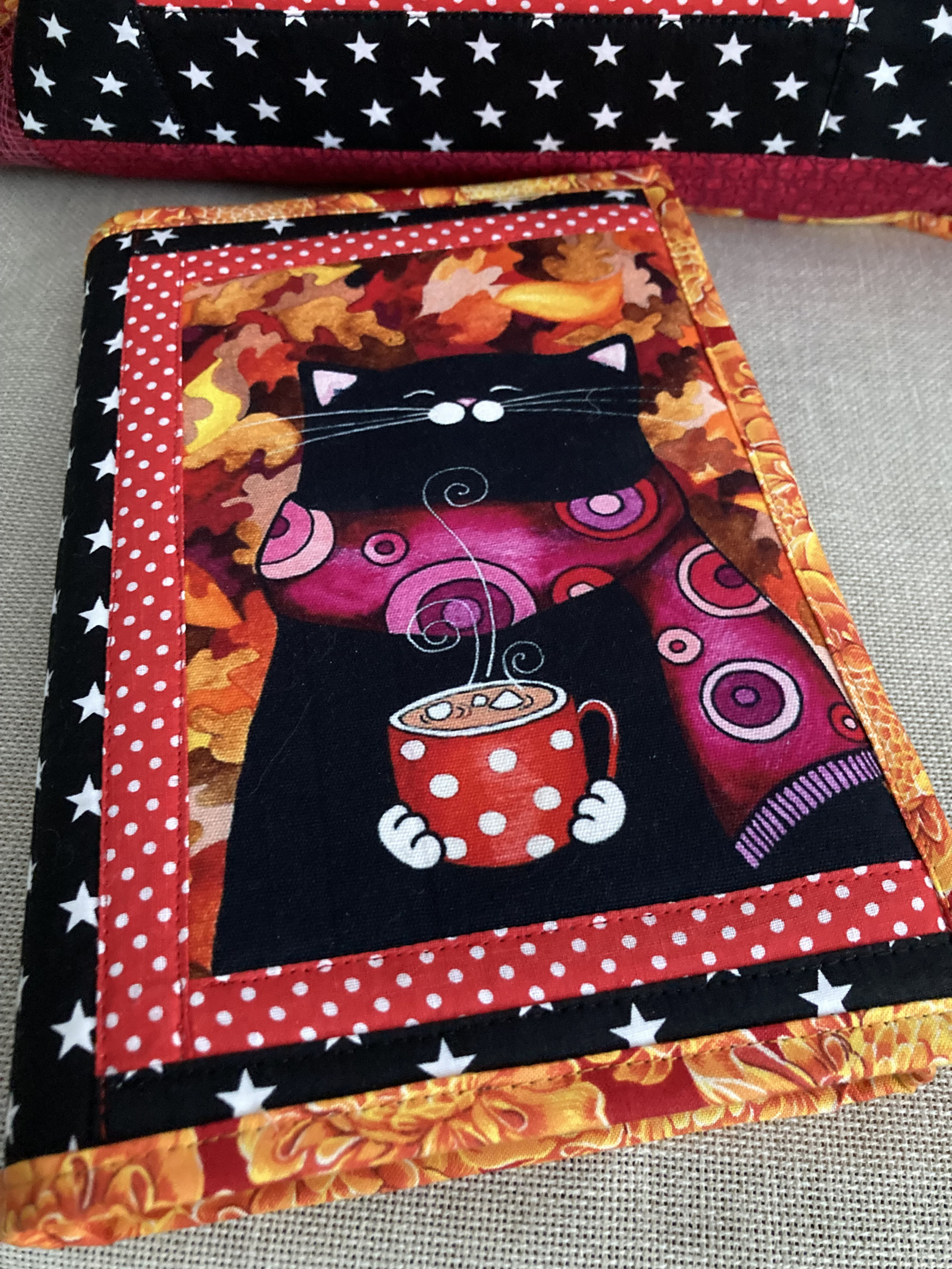 Obal na knihu nastavitelný patchwork