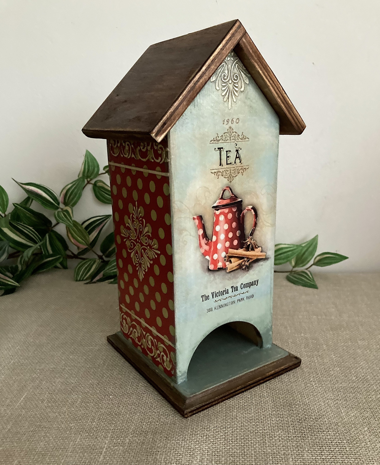 Domeček na čajové sáčky