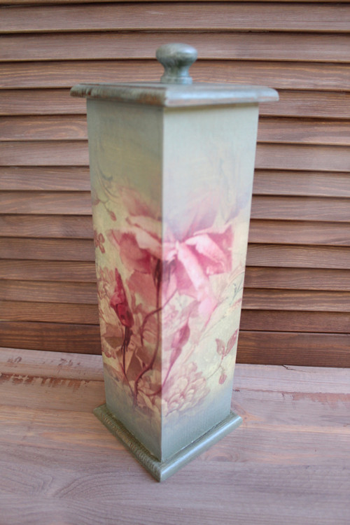 Dřevěná dóza na špagety