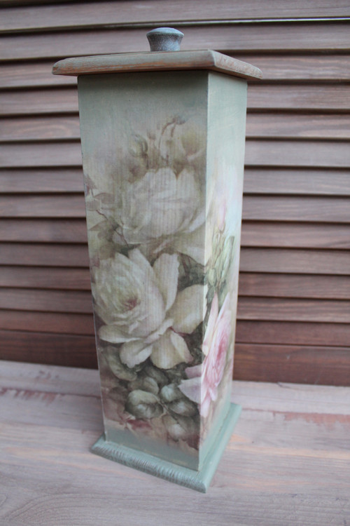 Dřevěná dóza na špagety