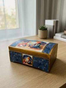 Dřevěná truhla -Malý princ a liška
