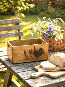Dřevěný box Country Kitchen