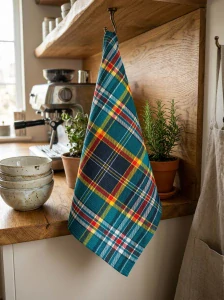 Kuchyňská utěrka "Skotská elegance"