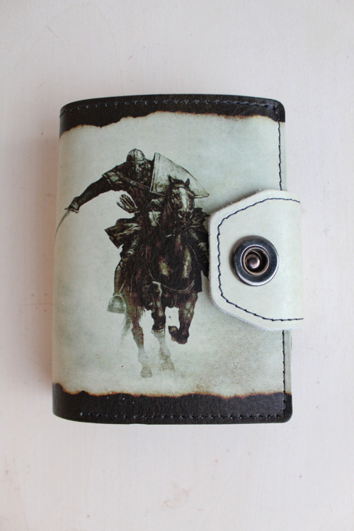 Kožená peněženka rytíř