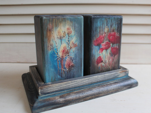 Sada svícnů květiny