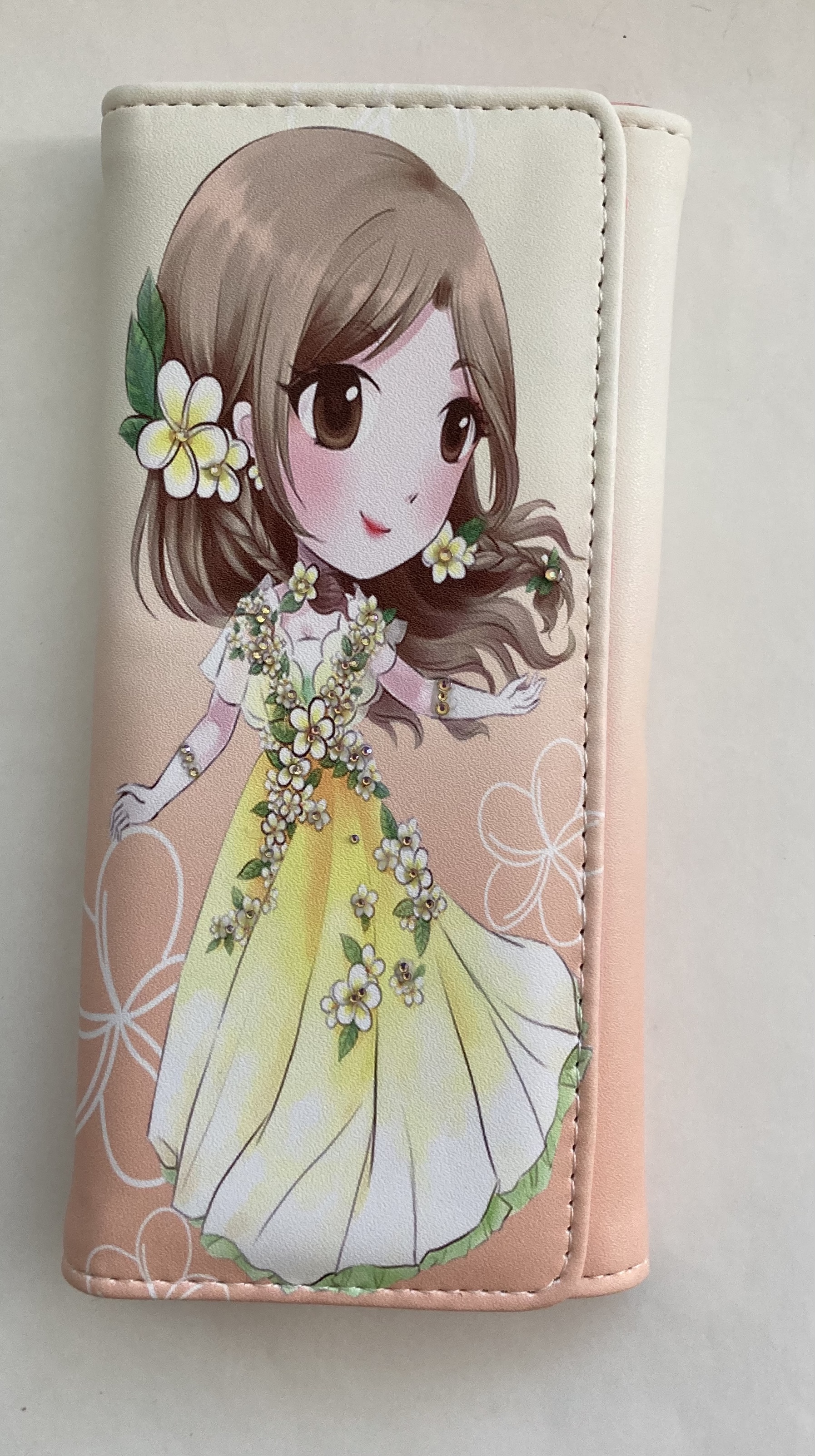 Peněženka - dívka ve žlutých šatech