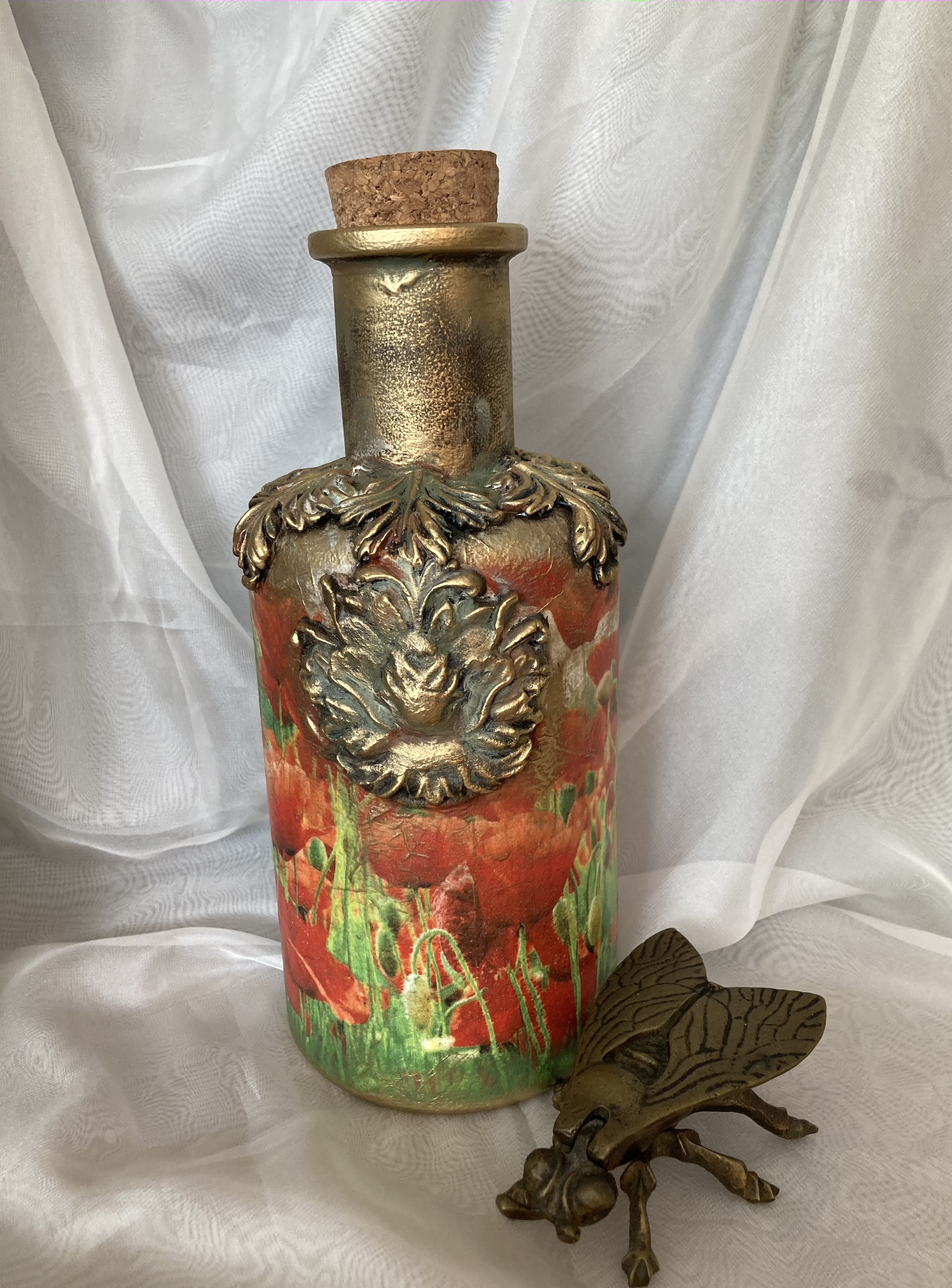 Karafa s korkovým uzávěrem