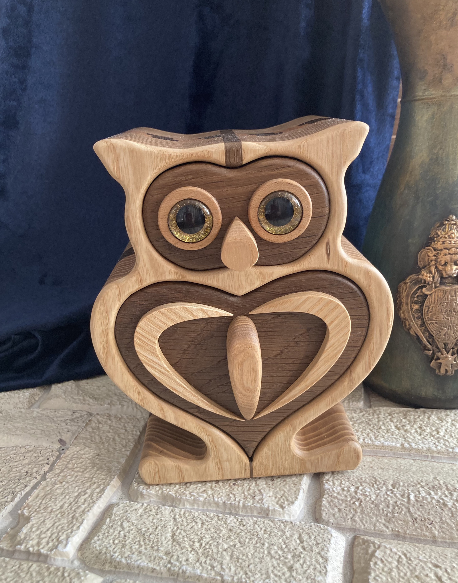 Šperkovnice Sova s tajným šuplíkem