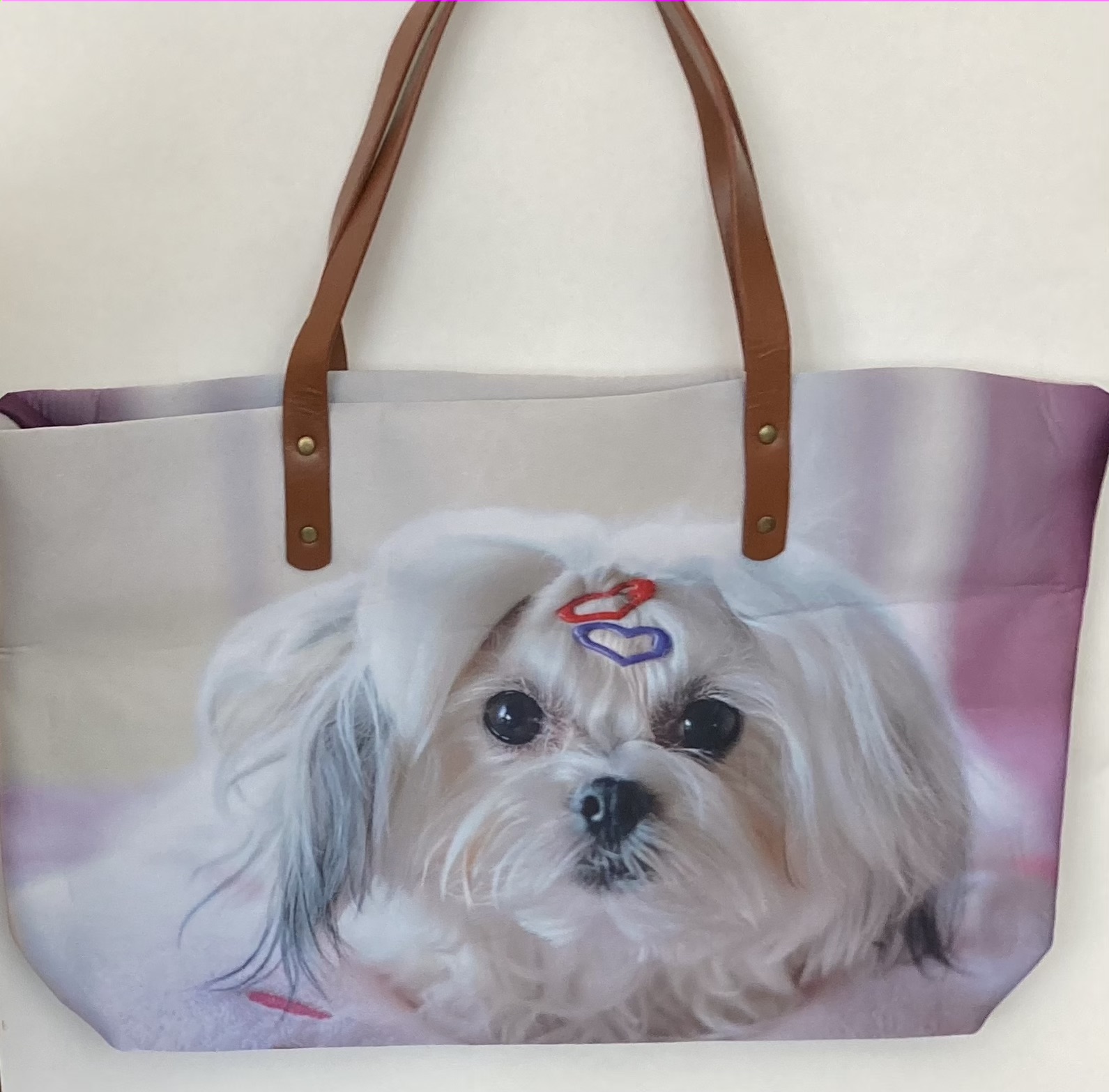 Taška s uchem z umělé kůže