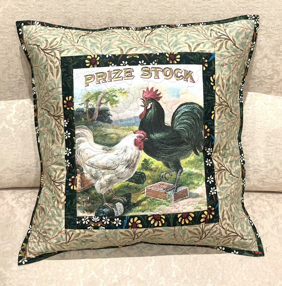 Povlak na polštář patchwork-Kouzlo venkova