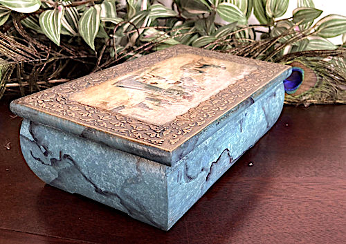 Šperkovnice tyrkysová