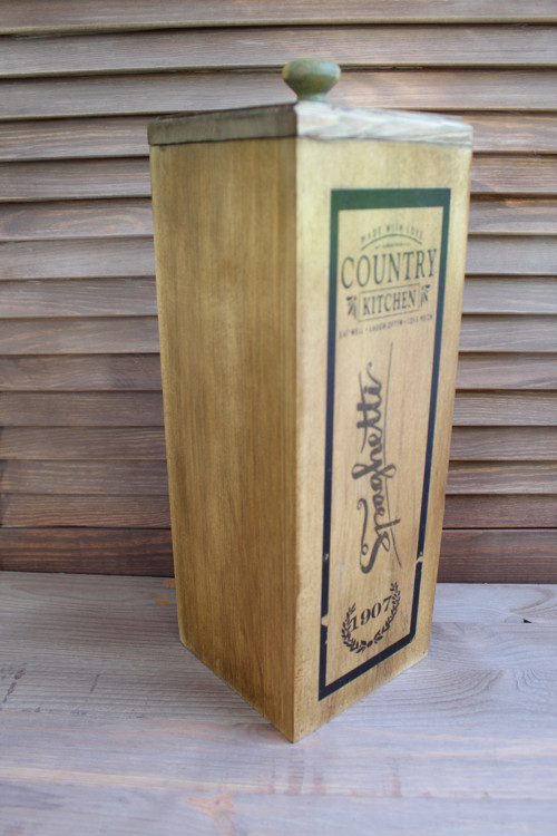 Dřevěná dóza na špagety