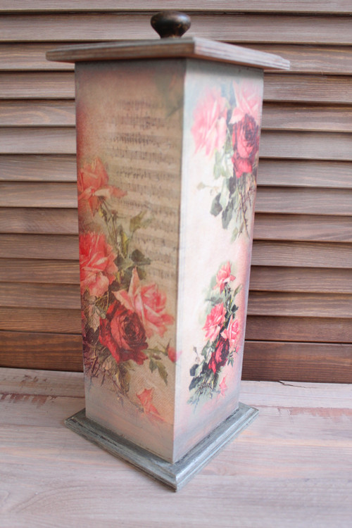 Dřevěná dóza na špagety