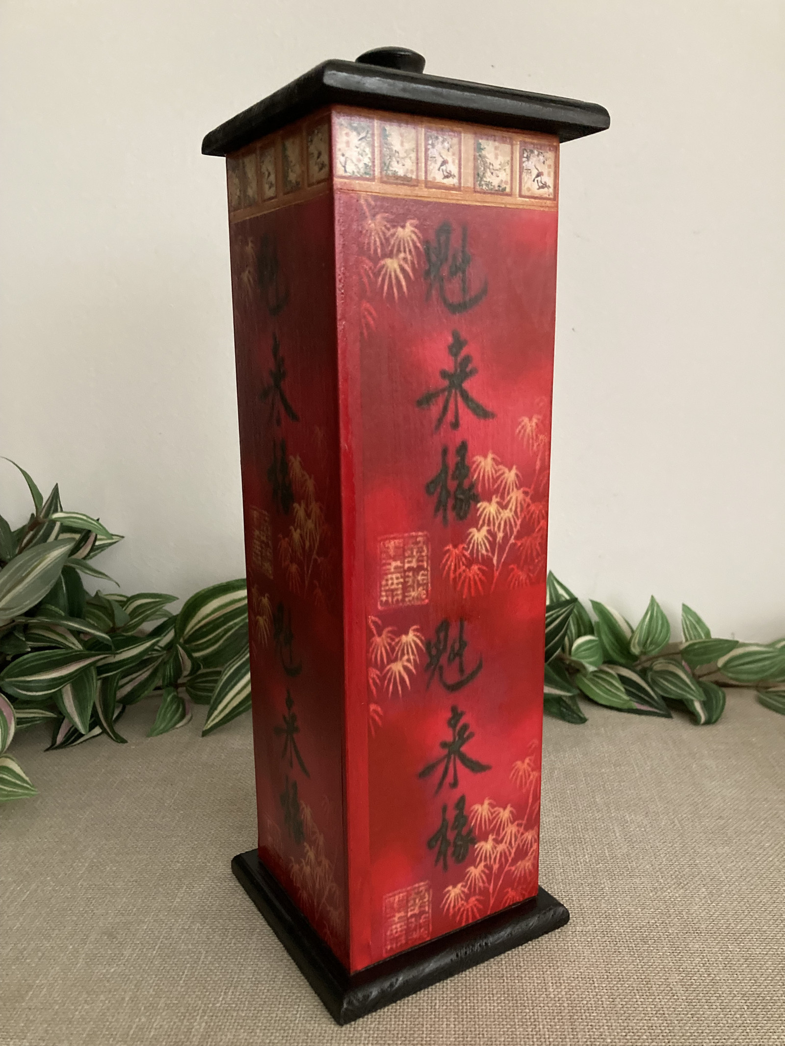 Dřevěná dóza na špagety