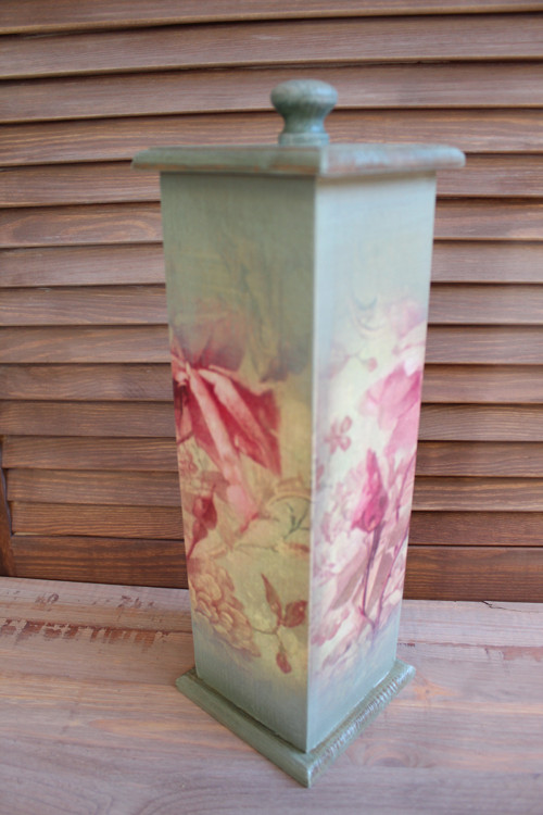 Dřevěná dóza na špagety