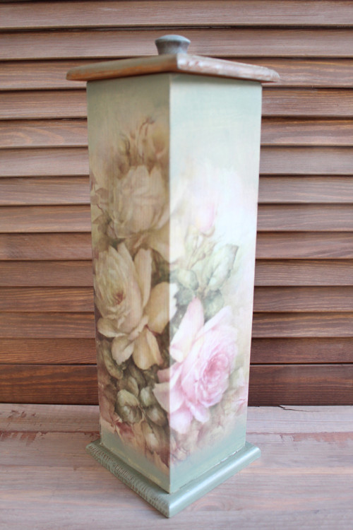 Dřevěná dóza na špagety