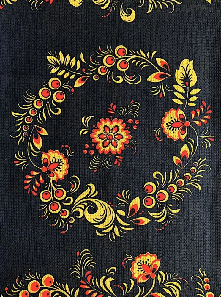Luxusní sada vaflových utěrek „Folklórní probuzení“