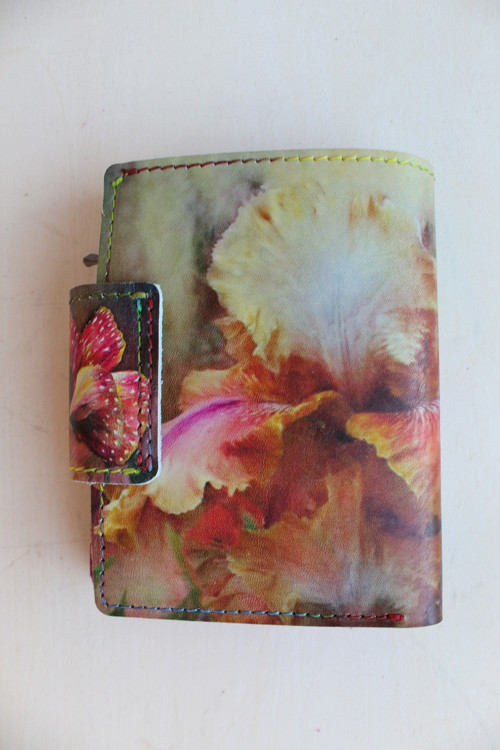 Kožená peněženka motýl