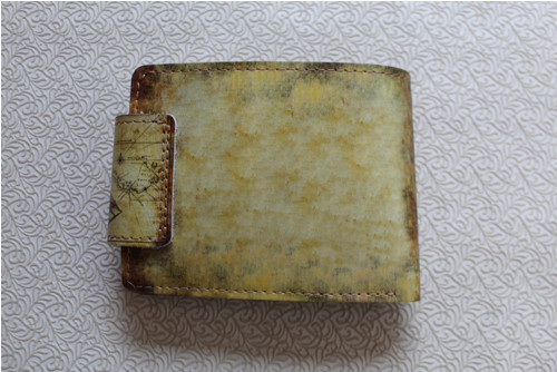 Kožená peněženka zámořské objevy