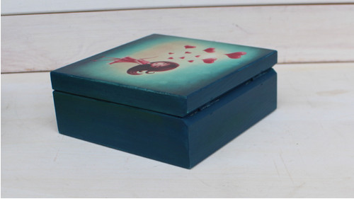 Krabička dívka se srdíčky