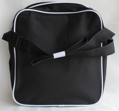 Taška černá větší vzor srdce