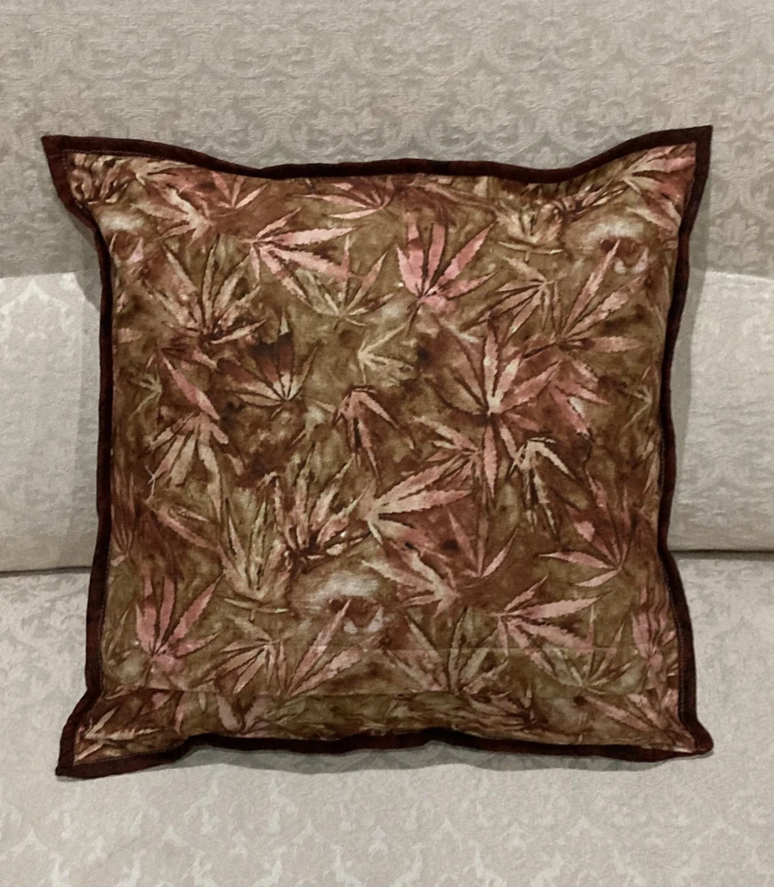 PRučně šitý patchwork povlak -Botanický herbář