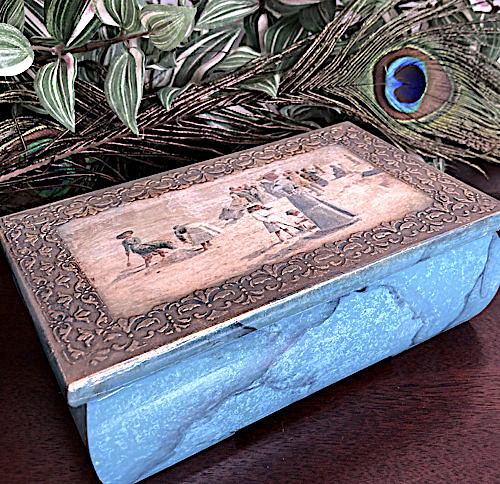 Šperkovnice tyrkysová