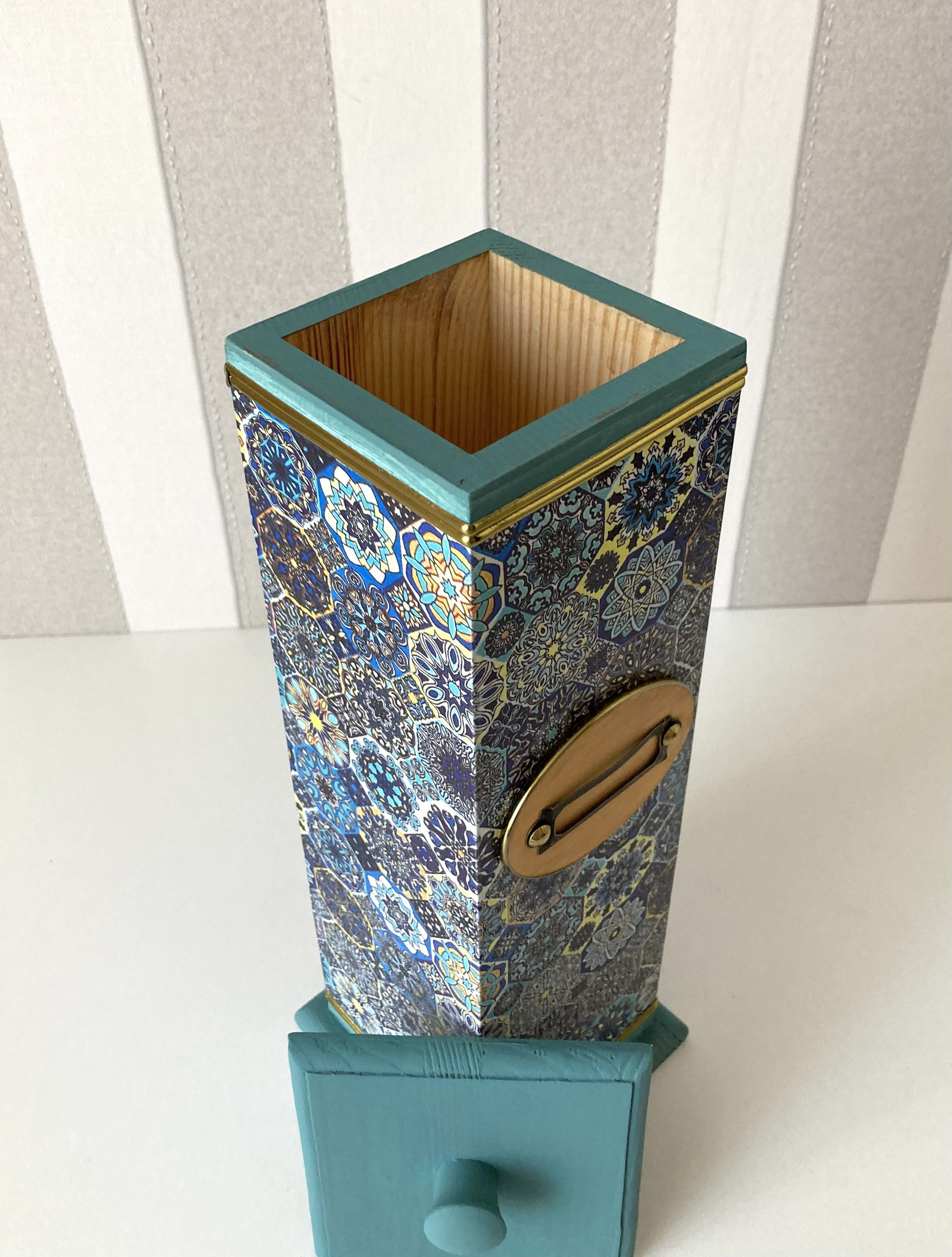 Dřevěná dóza na špagety