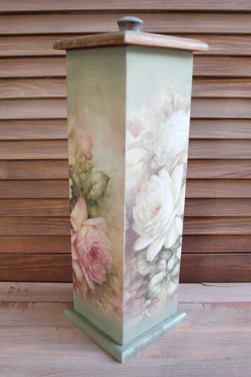 Dřevěná dóza na špagety