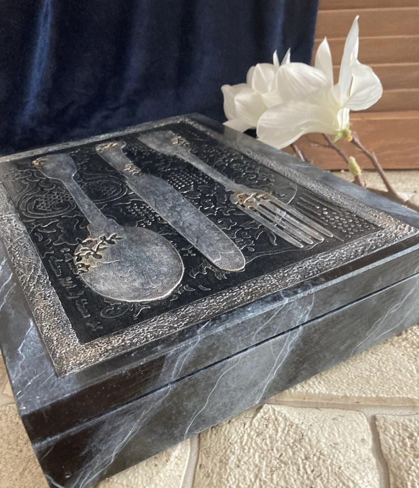 Dřevěný příborník Silver Antique