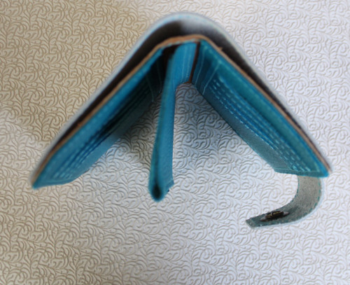 Kožená peněženka motýlci