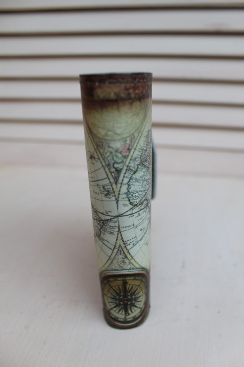 Kožená peněženka mapa