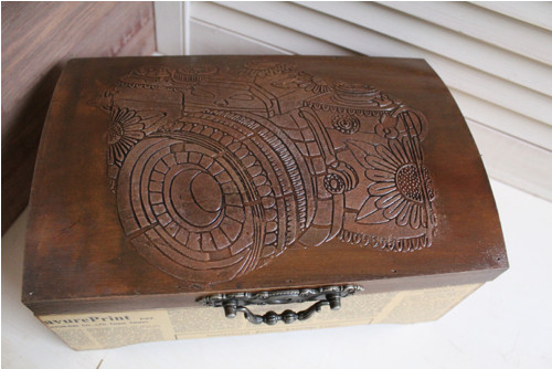 Truhla dřevěná - fotoaparát