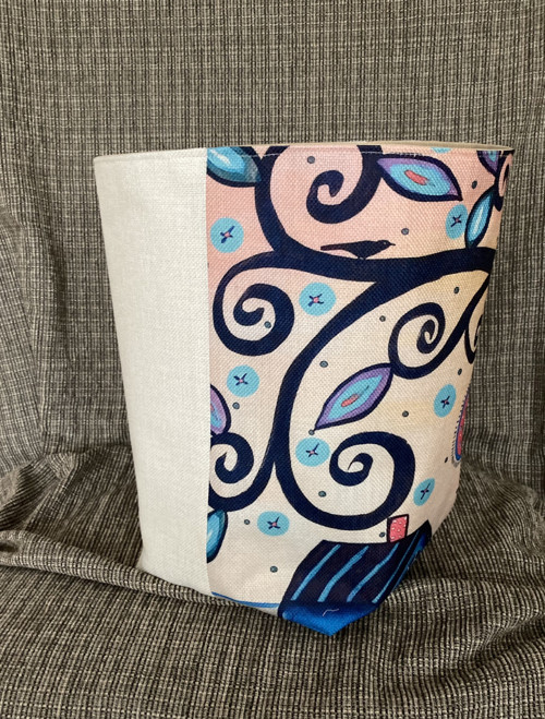 Úložný textilní košík