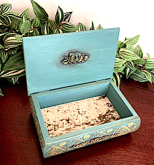 Šperkovnice tyrkysová