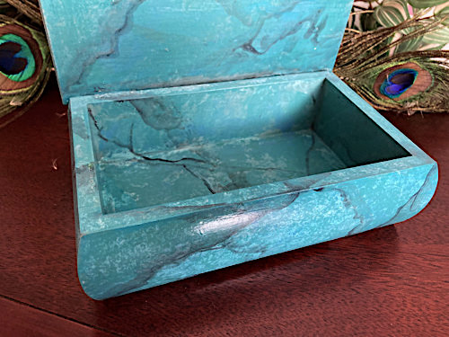 Šperkovnice tyrkysová