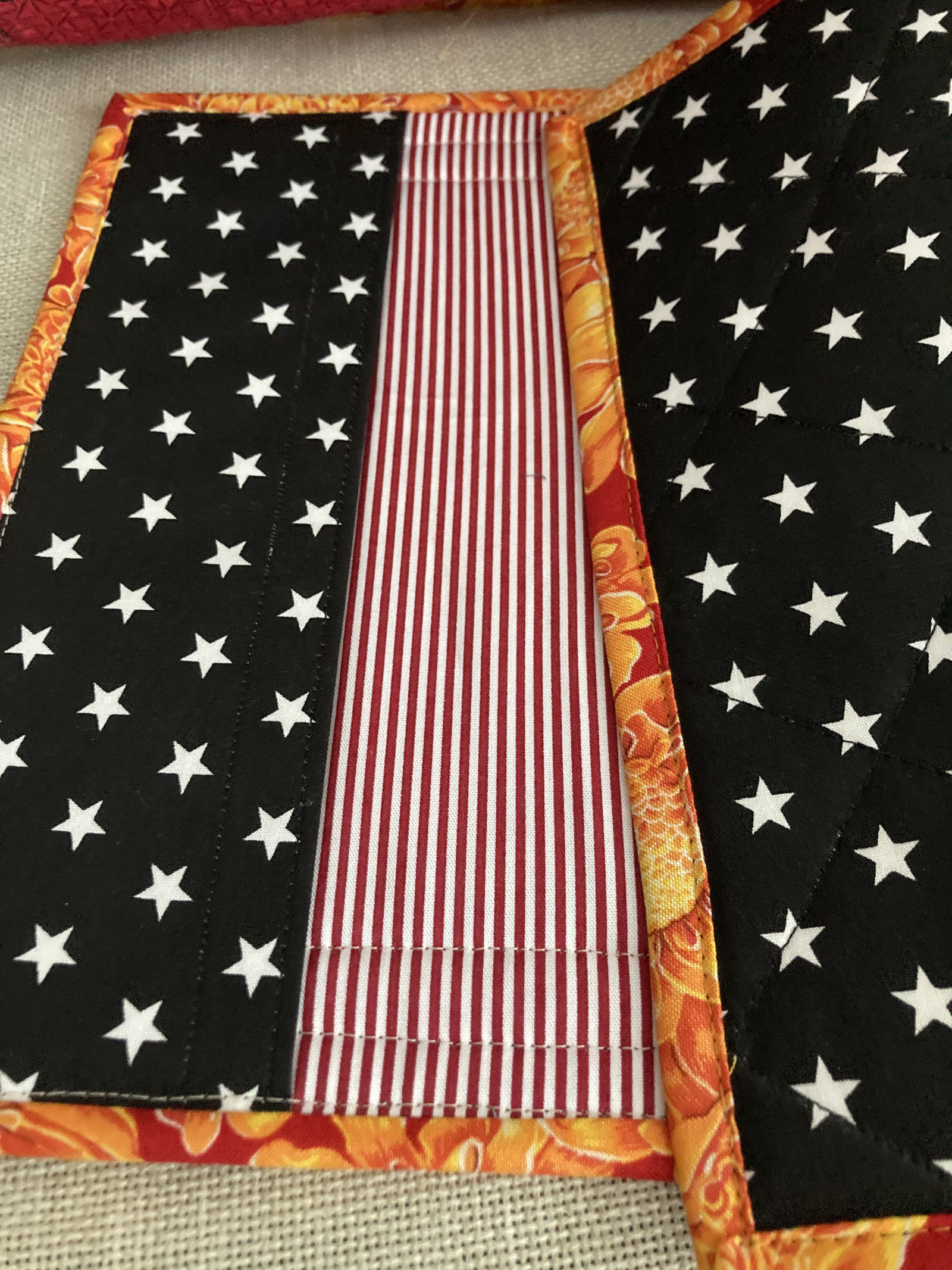 Obal na knihu nastavitelný patchwork
