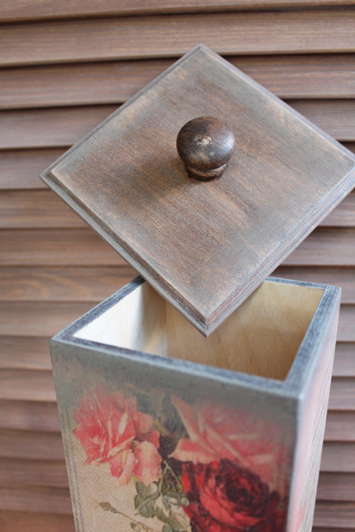 Dřevěná dóza na špagety