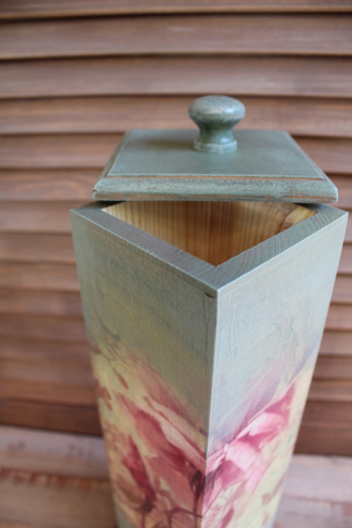 Dřevěná dóza na špagety