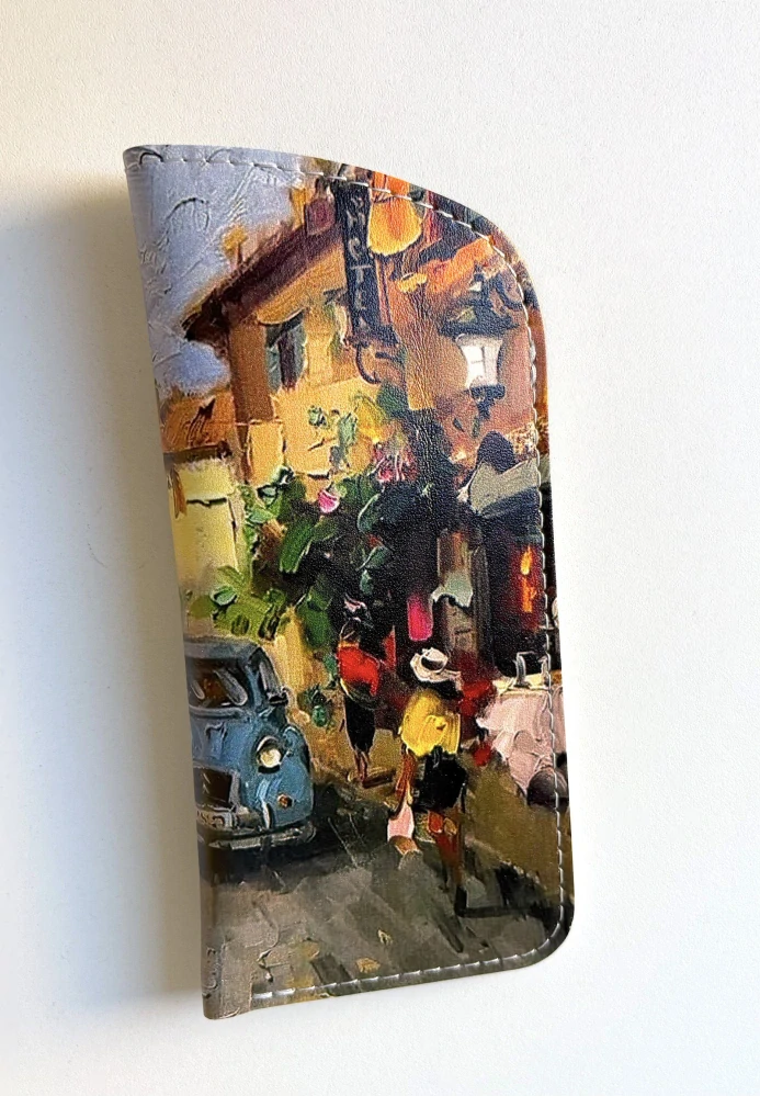 Pouzdro na brýle „Květinová kočka“
