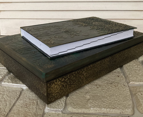 Dárková krabička a zápisníček