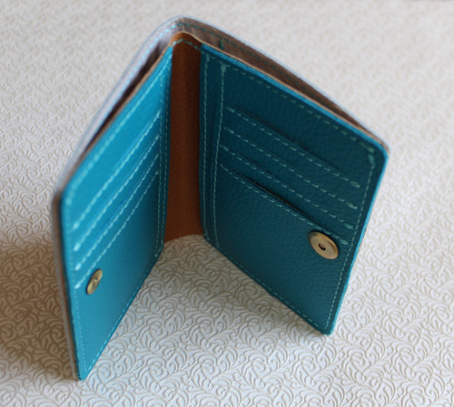 Kožená peněženka motýlci