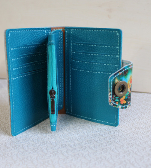 Kožená peněženka motýlci