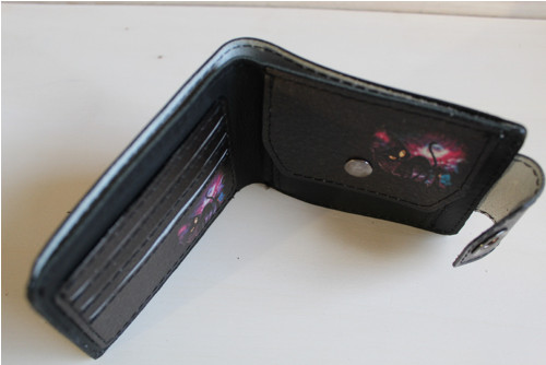 Kožená peněženka černý kocour